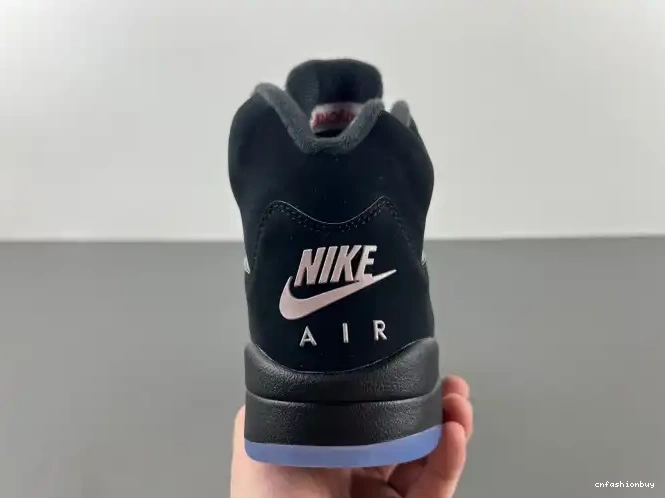 Reimagined HF3975-001 Metallic Jordan Air 5 Black 0427
